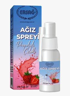 AĞIZ SPREYİ PROPOLİSLİ-ÇİLEKLİ 30 ml.