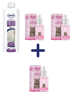 BANYO WC TEMİZLEYİCİ 1000 ML , KEDİLER İÇİN PROBİYOTİK 20 ML 2 ADET ALANA, KEDİLER İÇİN PROBİYOTİK 20 ML 1 ADET HEDİYE