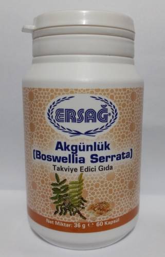 Ersağ Akgünlük Gıda Takviyesi, Boswellia Serrata - 0