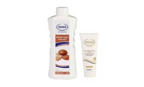 Ersağ Argan Yağlı Duş Jeli + Argan Yağlı Nemlendirici Losyon - 0