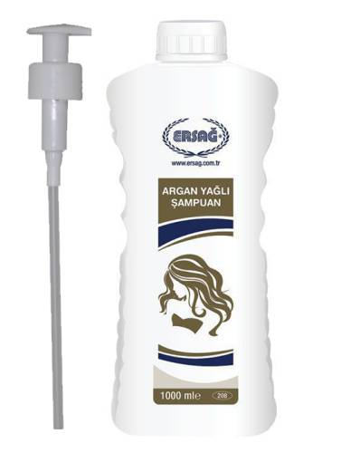 Ersağ Argan Yağlı Şampuan 1000 ML + Pompa Başlık - 0