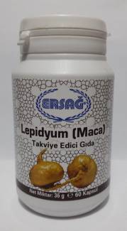 Ersağ Lepidyum Gıda Takviyesi, Maca