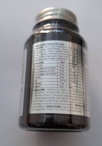 Ersağ Multivitamin Gıda Takviyesi - 1