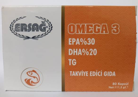 Ersağ Omega 3 Gıda Takviyesi - 0