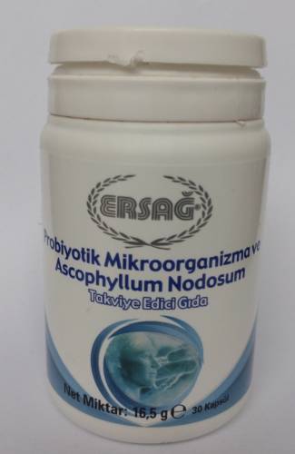 Ersağ Probiyotik Mikroorganizma Ve Ascophyllum Nodosum İçeren Gıda Takviyesi - 0