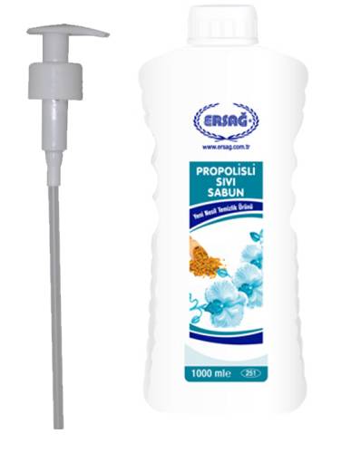Ersağ Propolisli Sıvı El Sabunu 1000 ML + Pompa Başlık - 0