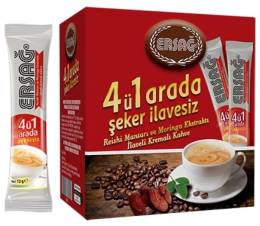 Ersağ Reişi Mantarı ve Moringa İçeren 4 ü 1 Arada Kahve (Tek İçimlik)