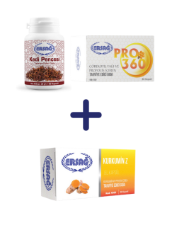  KEDİ PENÇESİ, PRO 360 ALANA KURKUMİN Z JEL KAPSÜL (BLİSTER AMBALAJ) HEDİYE