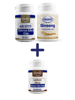  ARI SÜTÜ , GİNSENG ALANA LEPIDYUM (MACA) HEDİYE