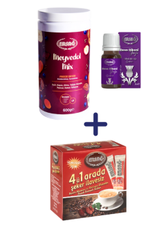 MEYVEDOL MİX, DEVE DİKENİ YAĞI 30 ML ALANA 4 Ü 1 ARADA KAHVE YUMUŞAK İÇİM (TEK İÇİMLİK) HEDİYE